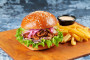 Dalesijaus dvigubas burgeris