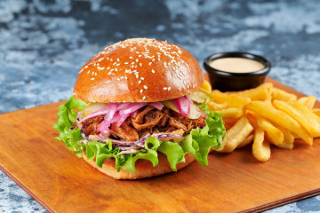 Dalesijaus dvigubas burgeris