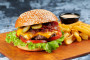 Meškutės dvigubas burgeris