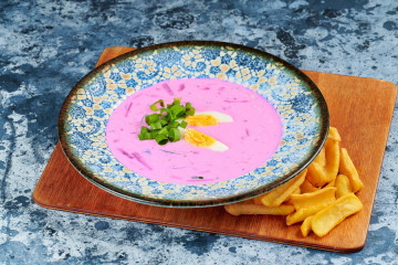 Pink soup