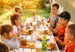 Kids Burger Making Workshop at “Kiemaitis”